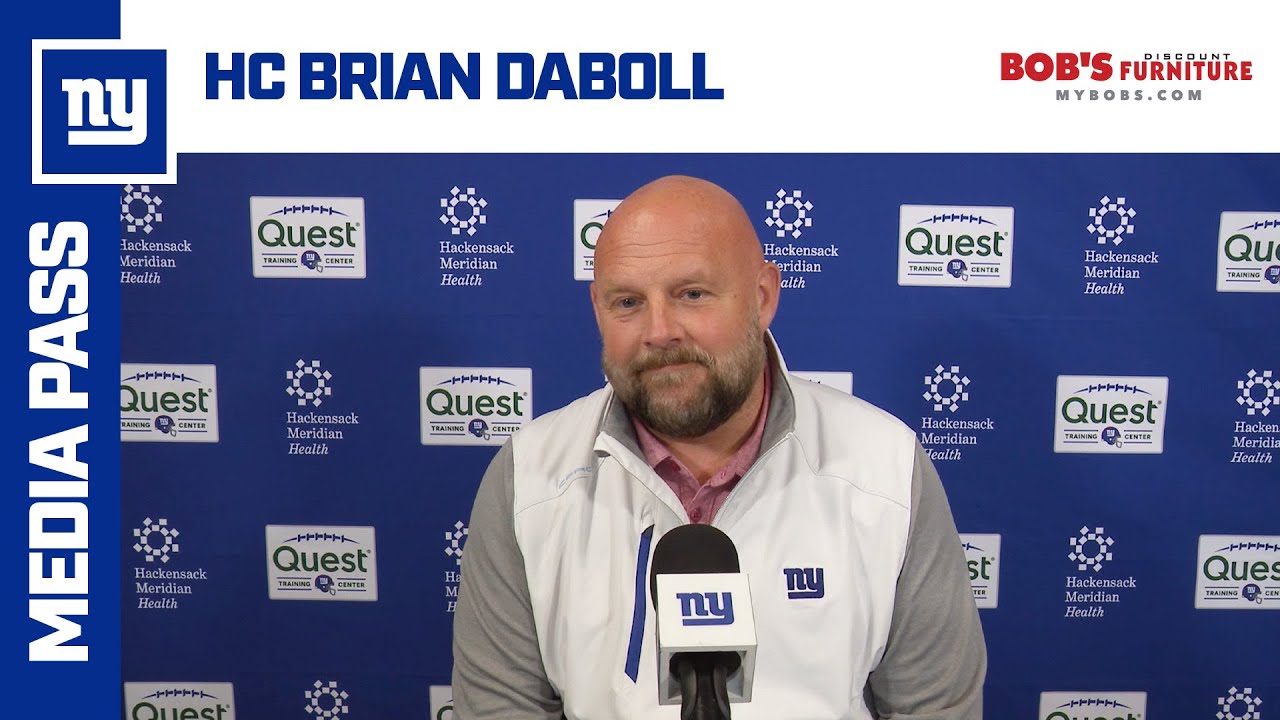 Brian Daboll Talks 2025 NFL Draft & Previews Spring Football | New York Giants