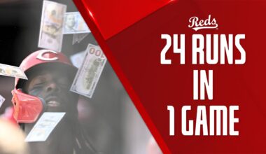 Cincinnati Reds score 24 runs in ONE GAME