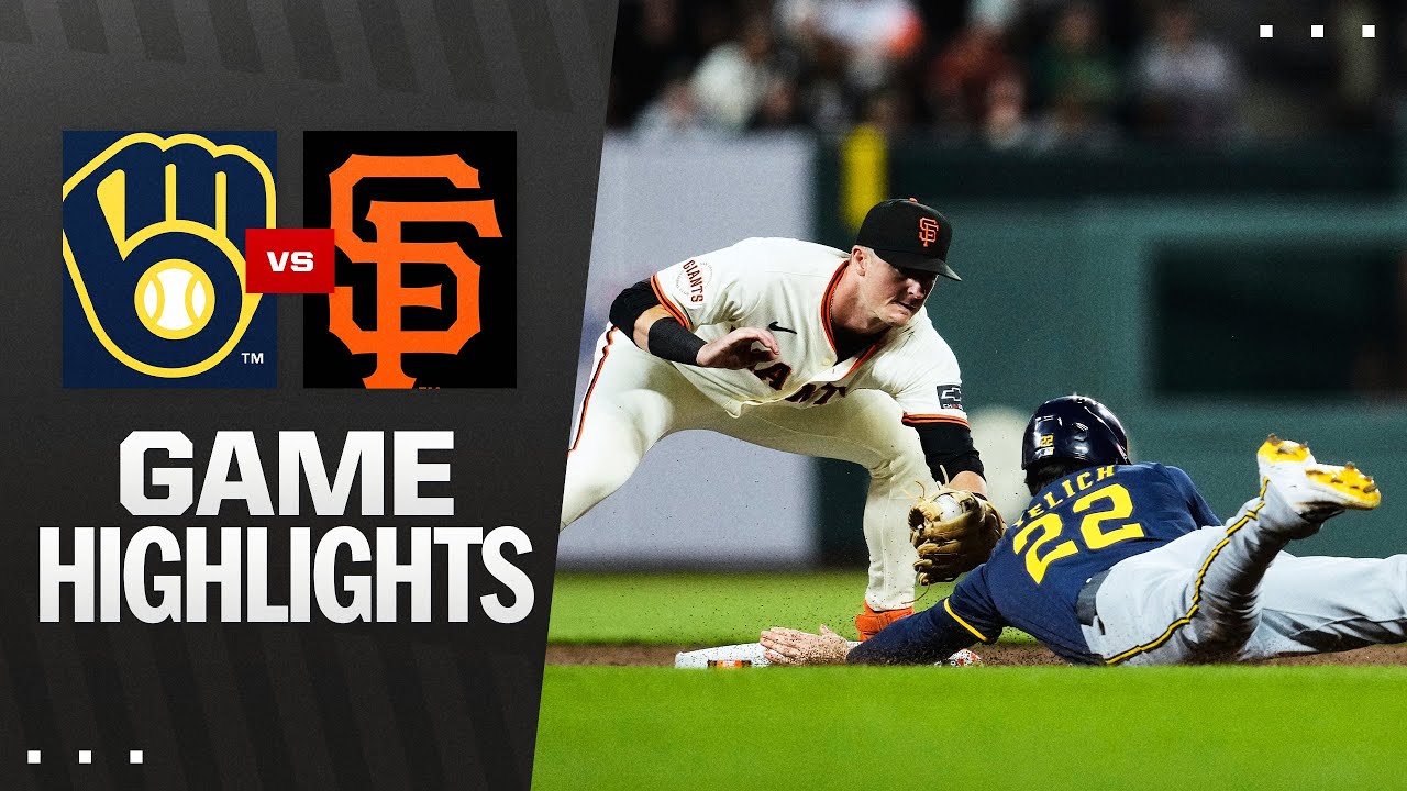 Brewers vs. Giants Game Highlights (4/21/25) | MLB Highlights
