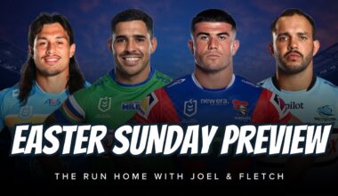 #NRL | Joel and Denan preview the Easter Sunday matchups! Titans vs Raiders and Knights vs Sharks!