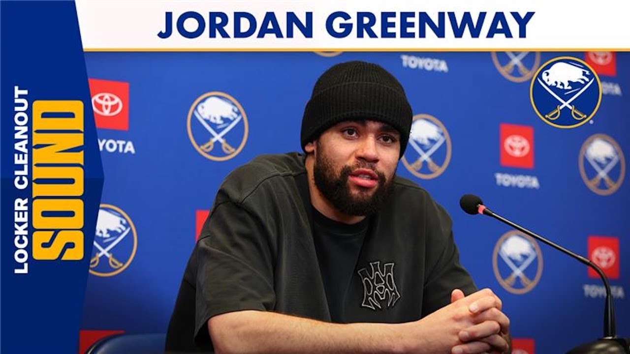 "Not Playing Is Frustrating" | Jordan Greenway End-Of-Season Media Availability | Buffalo Sabres