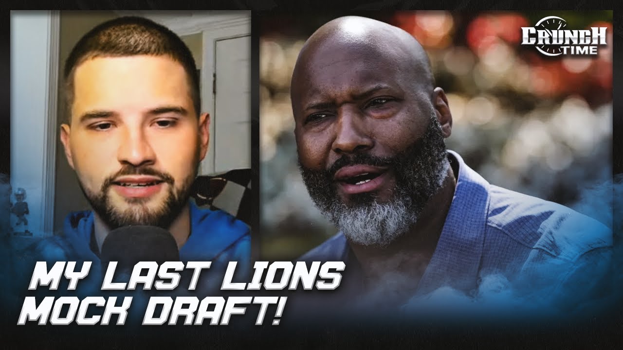 Jeff Iafrate's FINAL Detroit Lions 2025 NFL Mock Draft 8.0!
