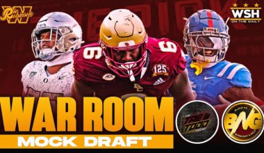 Washington Commanders WAR ROOM 7 Round MOCK DRAFT @StunnaShowtime @taetoddcommanderschannel915