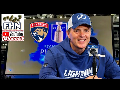 Jon Cooper, Tampa Bay Playoff Pregame — Game 1: Florida Panthers at Lightning