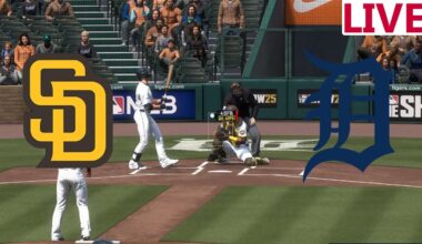 🔴LIVE🔴San Diego Padres vs Detroit Tigers /April 22/ MLB The show 25