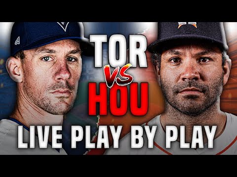 TORONTO BLUE JAYS vs. HOUSTON ASTROS - LIVE Play By Play (April 22 2025)