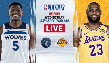 Minnesota Timberwolves at Los Angeles Lakers | NBA Playoffs  | [OFFICIAL LIVE STREAM]