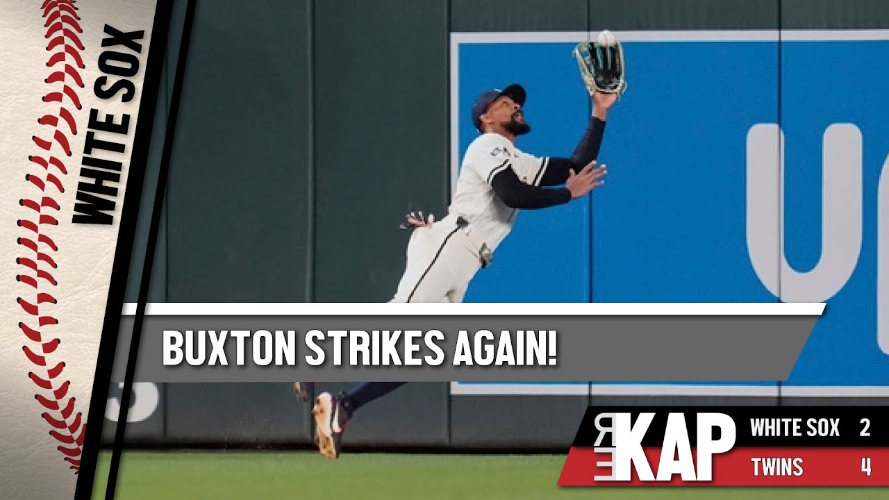 REKAP: ⚾️ Chicago White Sox 4-2 loss to Minnesota Twins. Byron Buxton strikes again!