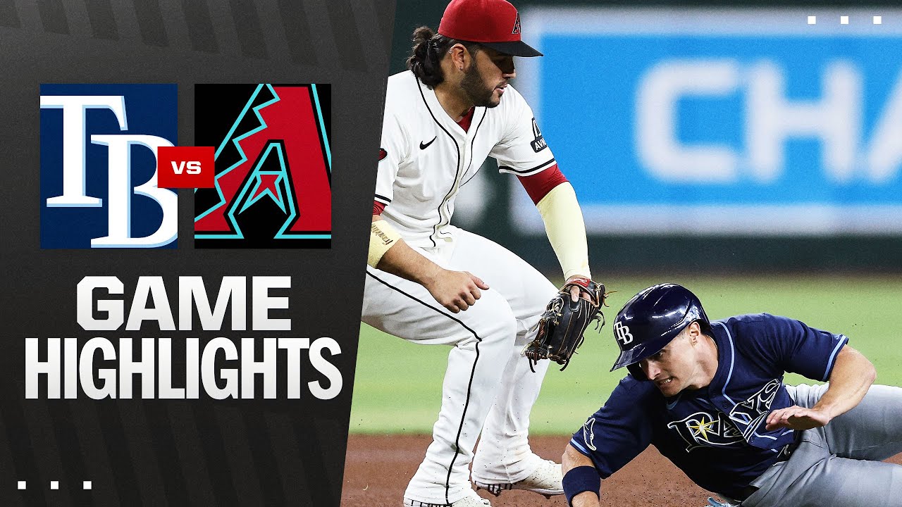 Rays vs. D-backs Game Highlights (4/22/25) | MLB Highlights | Arizona Diamondbacks