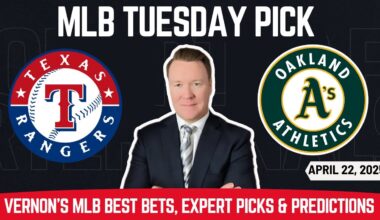 Rangers vs Athletics - MLB Pick l Tuesday 4/22/25 l Vernon’s Best MLB Bets, Picks & Predictions