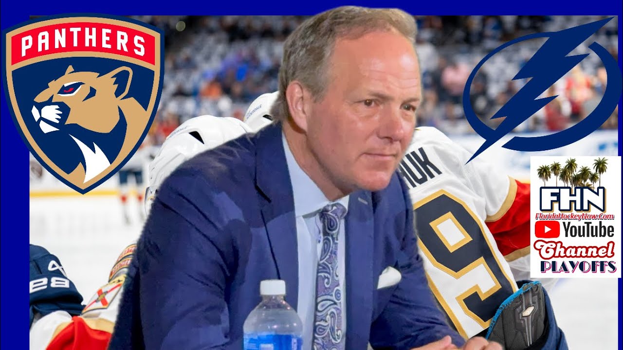 Jon Cooper, Playoff Game 1 Post: Florida Panthers 6, Tampa Bay Lightning 2