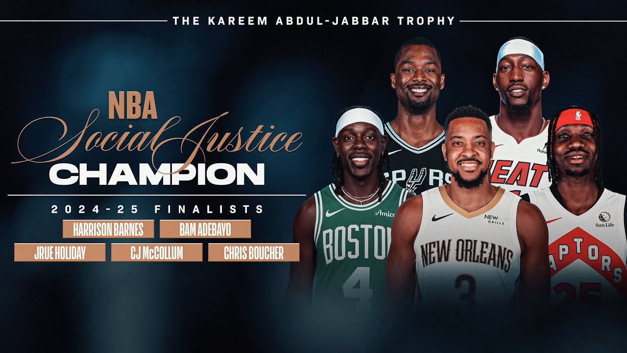 The 2024-25 NBA #SocialJusticeChampion Award Finalists