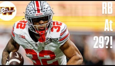 Washington Commanders EYEING RB TreVeyon Henderson at 29?  Peter Schrager Releases WILD Mock Draft