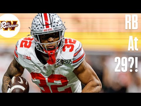 Washington Commanders EYEING RB TreVeyon Henderson at 29?  Peter Schrager Releases WILD Mock Draft