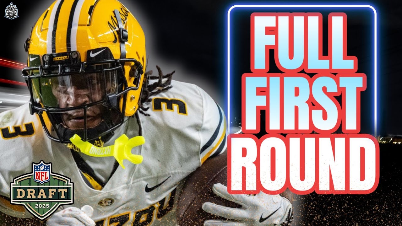 Do the Tennessee Titans Trade Up for Wide Receiver? Full First Round NFL Mock Draft 2025  🏈