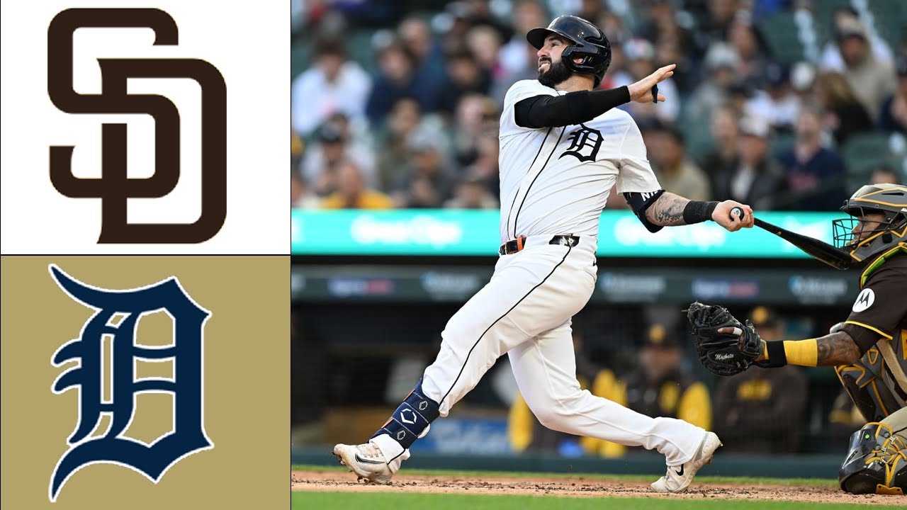 Detroit Tigers Vs. San Diego Padres  Full Game 1-2 Apr 23,2025 MLB Highlights Today