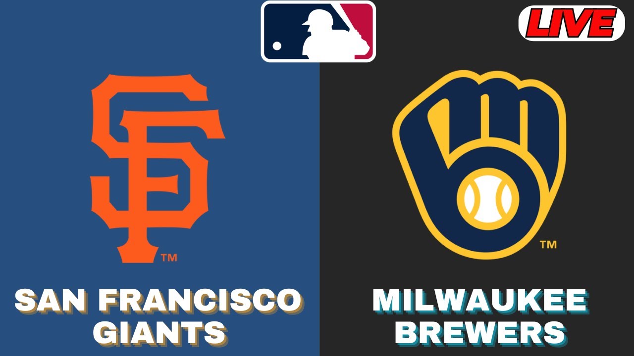 🔴LIVE : San Francisco Giants Vs Milwaukee Brewers | MLB 2025 | MLB Live Baseball Score 2025