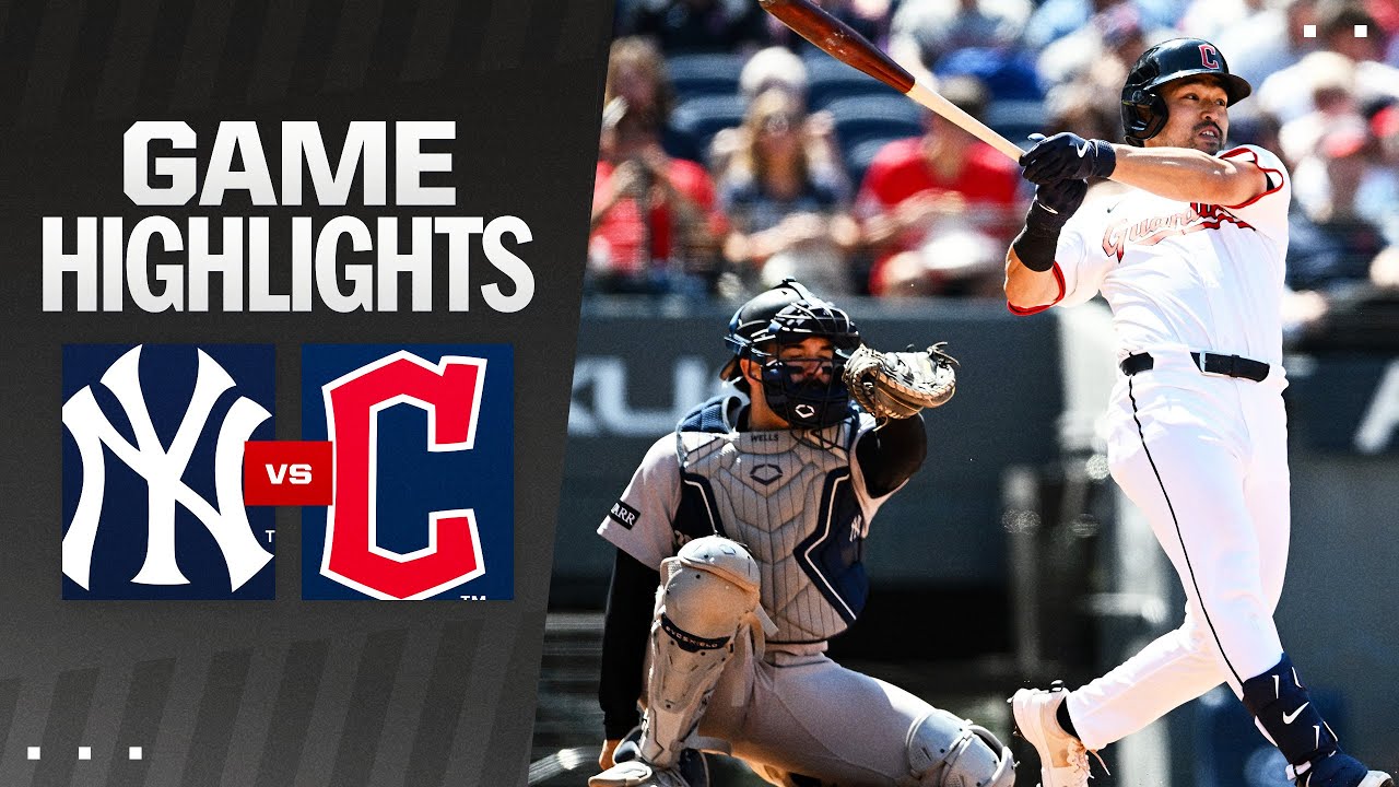 Yankees vs. Guardians Game Highlights (4/23/25) | MLB Highlights