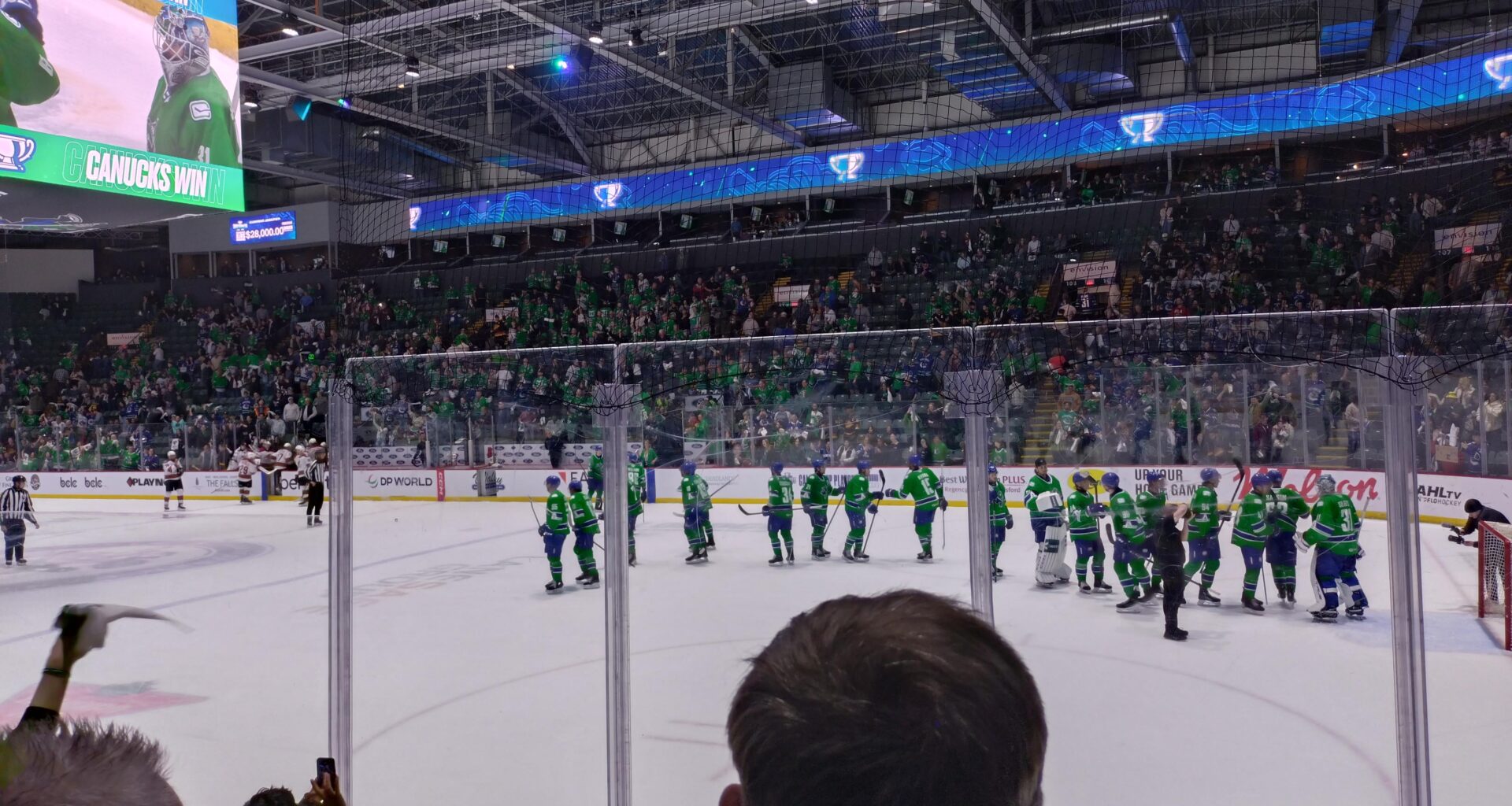 Artur Silovs staves off a penalty shot in last minute of game to hold on to 4-3 round 1 win