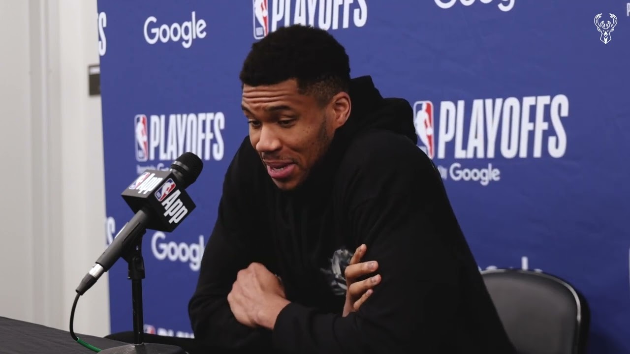 Giannis Antetokounmpo Postgame Press Conference | 04.22.25