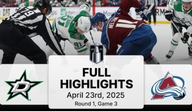 NHL Highlights | Stars vs. Avalanche | Gm 3 | April 23, 2025
