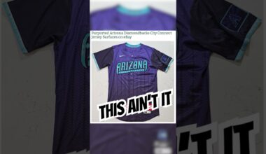 These ARE NOT the D-backs City Connect Jerseys