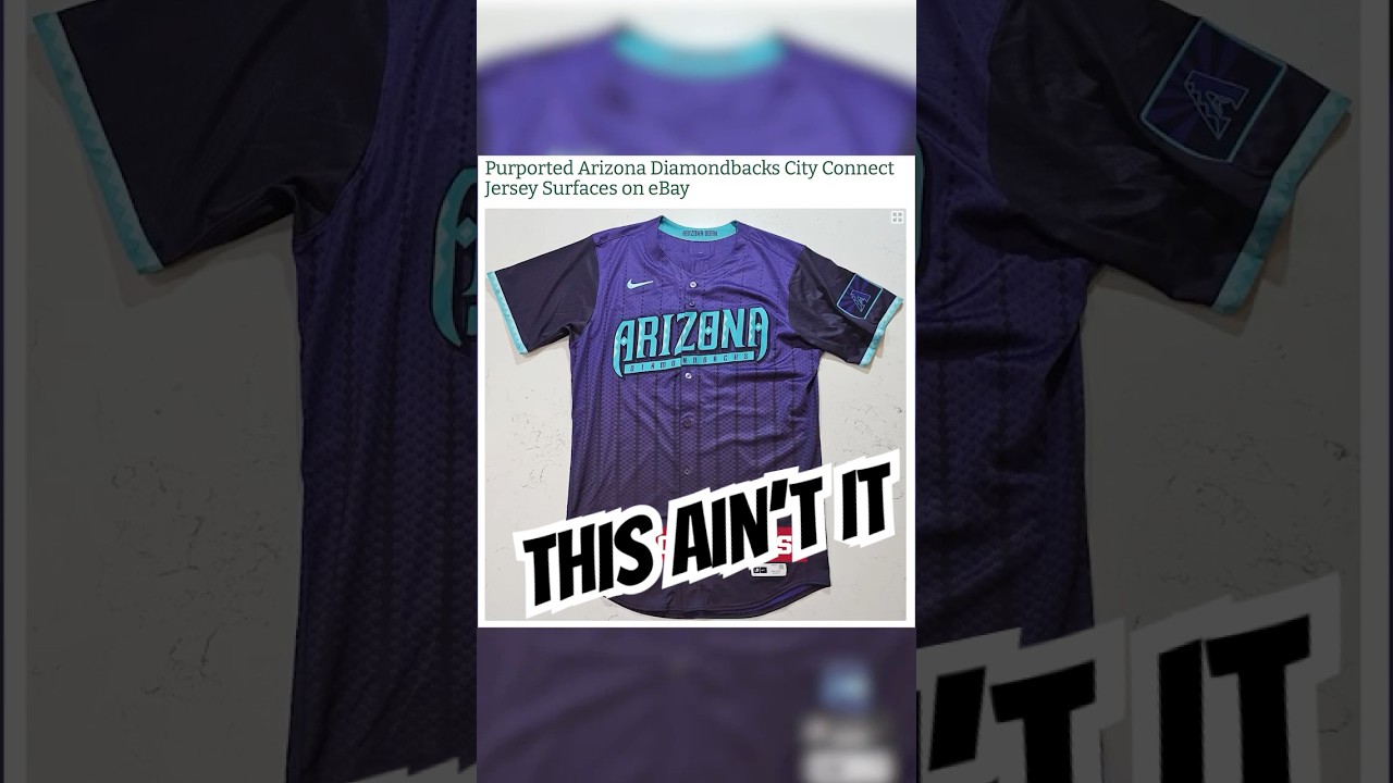 These ARE NOT the D-backs City Connect Jerseys