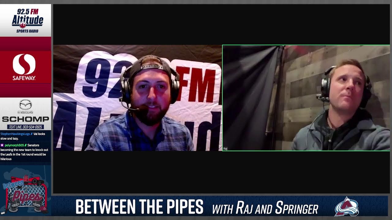 Avs fall in Game 2 OT Thriller vs the Dallas Stars 4-3: Between the Pipes w/Raj and Spring