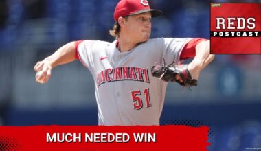 REDS POSTCAST: The Cincinnati Reds Pick up a MUCH NEEDED Win vs the Miami Marlins