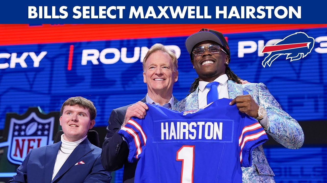 Instant Reaction: Buffalo Bills Select CB Maxwell Hairston 30th Overall In The 2025 NFL Draft!