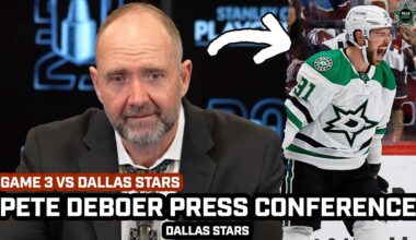 Pete DeBoer Praises Landeskog Return, Tyler Seguin & More in Stars OT WIN vs Avs