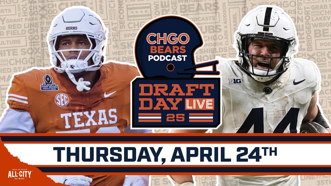 2025 NFL Draft Day LIVE: Chicago Bears take Colston Loveland at No. 10 | CHGO Bears