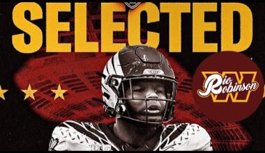 Washington Commanders Select T Josh Conerly Jr with 29th Pick of the NFL Draft | OLINE IS LOADED