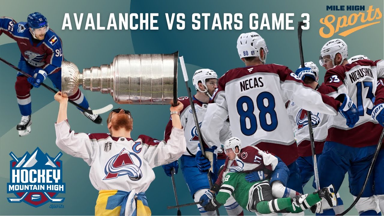 Colorado Avalanche vs Dallas Stars Game 3