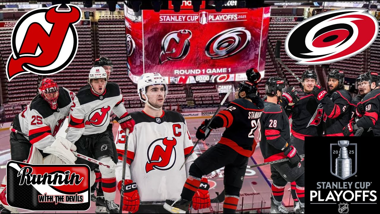 NJ Devils Lose To Carolina Hurricanes 4-1 In Game 1 NHL Playoffs