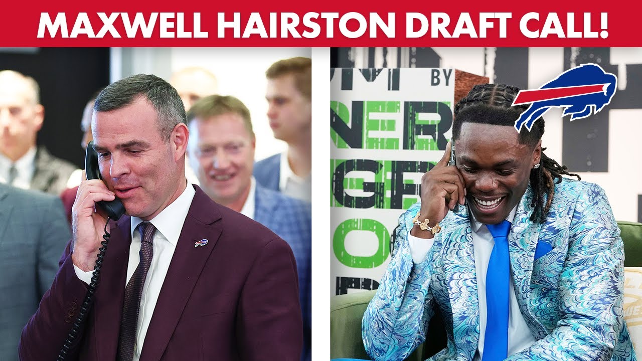 Maxwell Hairston All-Access Draft Call! | Buffalo Bills