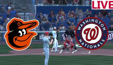 🔴LIVE 🔴Baltimore Orioles VS Washington Nationals / April 24/Mlb the show 25