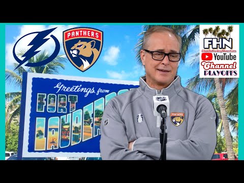 Paul Maurice: Update on Florida Panthers Captain Sasha Barkov for Game 3 v Lightning