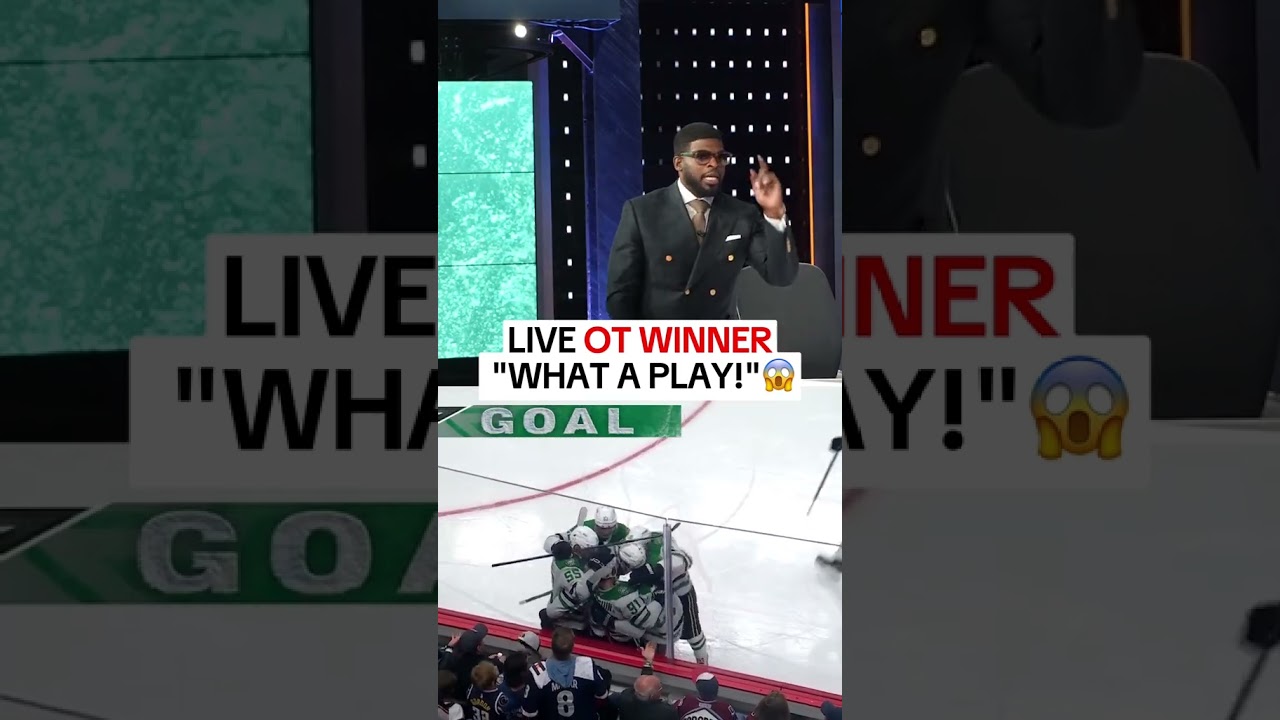 P.K. Subban reacted to the wild OT winner by the Dallas Stars 🔥 (via @Subbanator/TT)