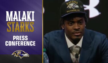 Malaki Starks: 'I'm in the Perfect Spot' | Baltimore Ravens