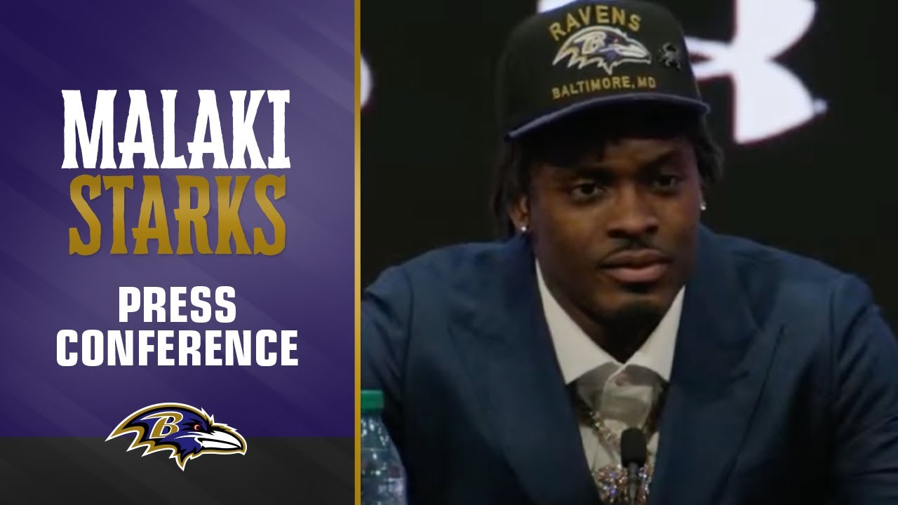 Malaki Starks: 'I'm in the Perfect Spot' | Baltimore Ravens