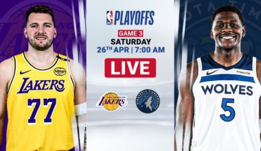 Los Angeles Lakers at Minnesota Timberwolves | NBA Playoffs | [OFFICIAL LIVE STREAM]