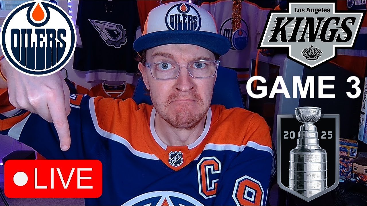 GAME 3: EDMONTON OILERS VS LOS ANGELES KINGS LIVE | FULL GAME REACTION AND COMMENTARY