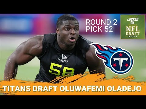Tennessee Titans Select Oluwafemi Oladejo with the No. 52 Pick in the 2025 NFL Draft