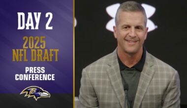 Eric DeCosta and John Harbaugh On Rounds Two and Three of the 2025 NFL Draft | Baltimore Ravens