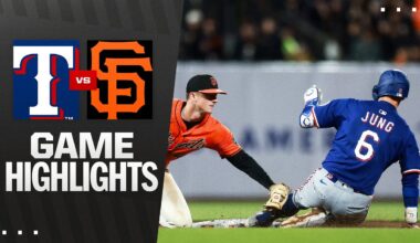 Rangers vs. Giants Game Highlights (4/25/25) | MLB Highlights