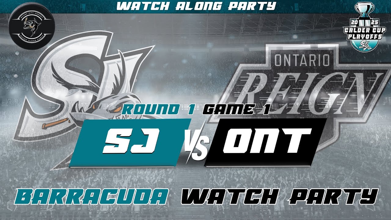2025 AHL Calder Cup Playoffs: San Jose Barracuda vs Ontario Reign | WATCH PARTY + LIVE REACTIONS!
