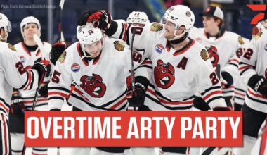 Artyom Levshunov Calls Game In Overtime | AHL Calder Cup Playoffs