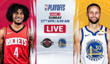 Houston Rockets at Golden State Warriors | NBA Playoff | [OFFICIAL LIVE STREAM]