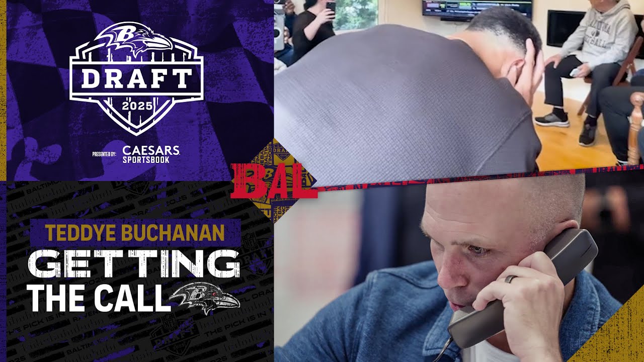 Watch Teddye Buchanan Get the Call | Baltimore Ravens